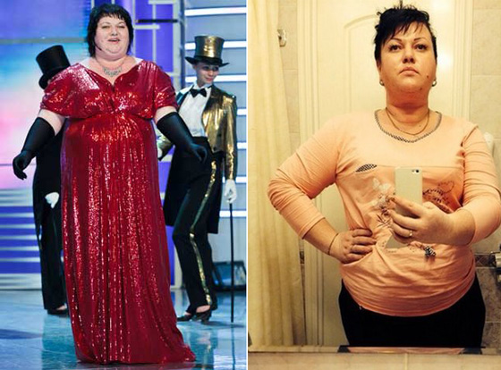 Фото Ольги Картунковой до и после похудения